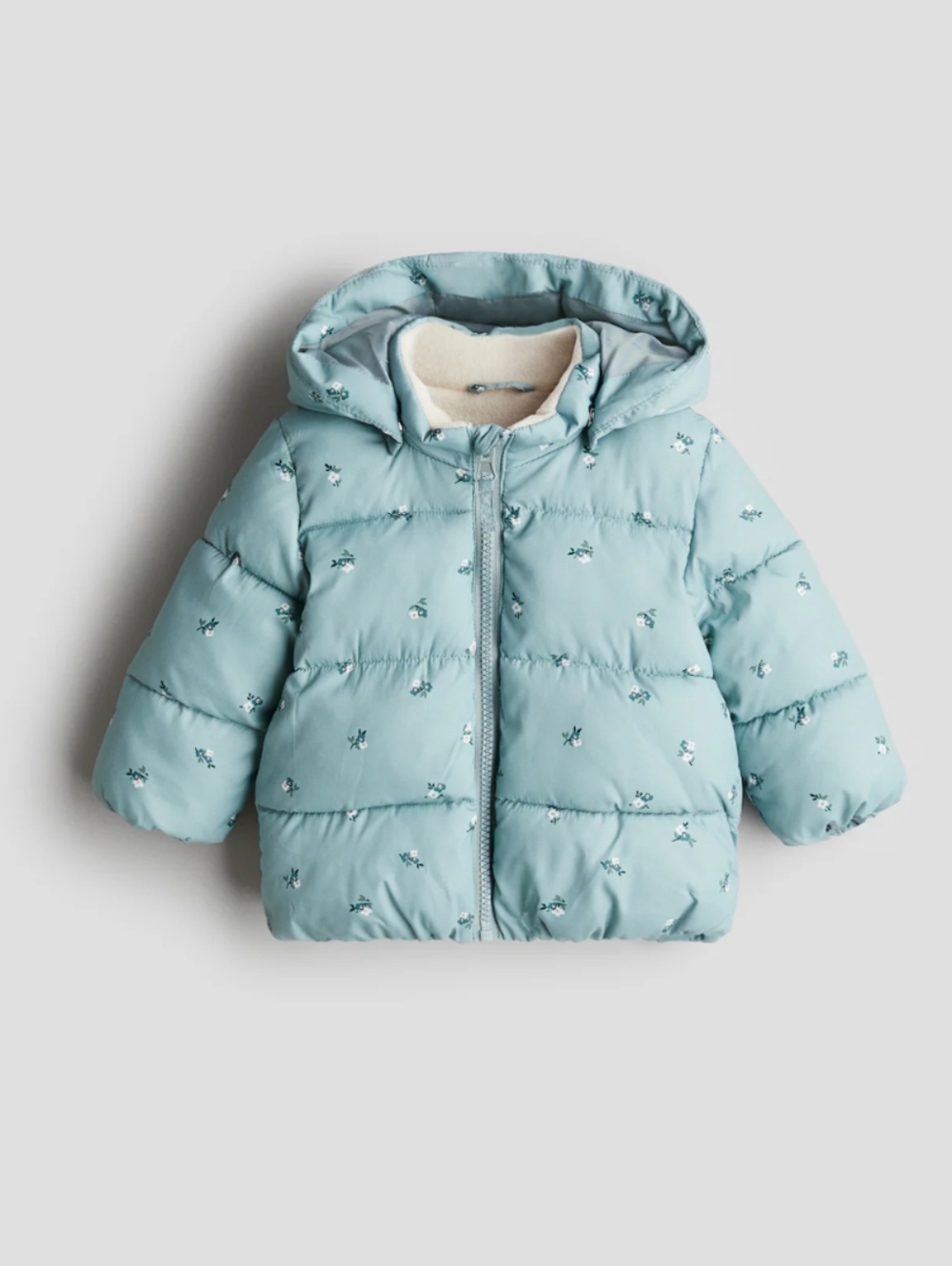 H&M Floral Water Repellent Puffer Jacket